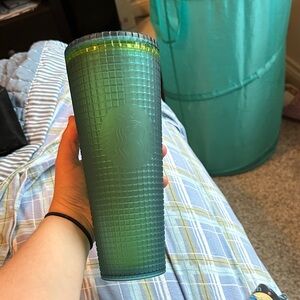 Starbucks Textured Blue-Green Tumbler